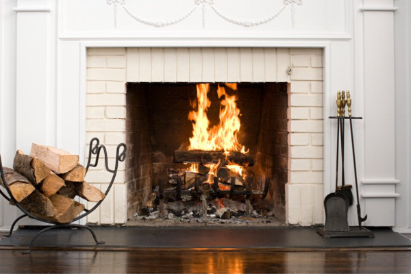 3. Feature your fireplace