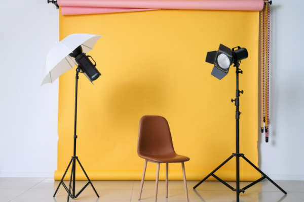 3. Get creative in an in-home photography studio