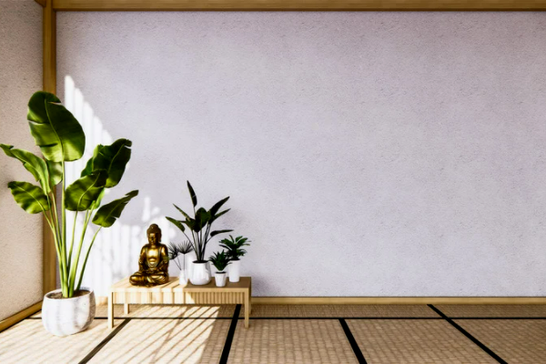 6. Centre yourself in a peaceful zen room