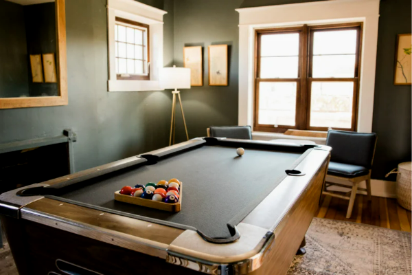 8. Entertain in a decked-out game room